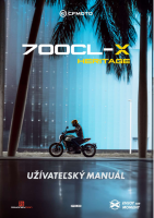 CFMOTO 700CL-X HERITAGE - Uzivatelsky manual SK 2025 